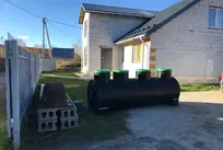 Монтаж септика Диамант 5 ПР в селе Красные Ткачи